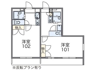 レオパレスラフォーレIIIの物件間取画像